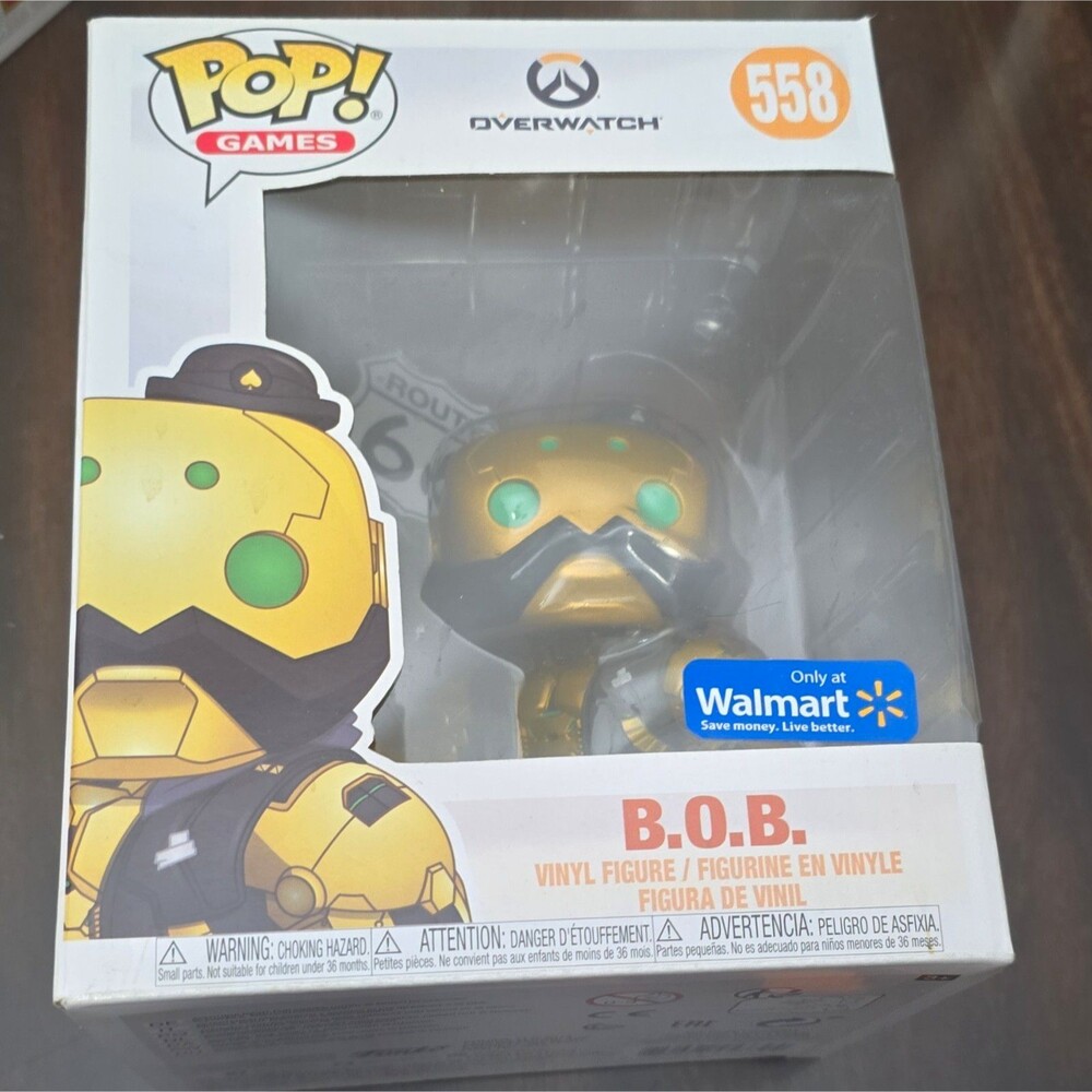 Funko Pop! Games: Overwatch - B.O.B. Walmart (Exclusive) Vinyl Figure #558